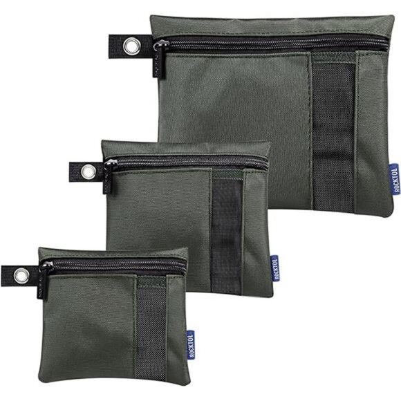 Tool Bags, 3-Pack Water Resistant Utility Zipper Organizer Pouch, 900D Nylon - Picture 7 of 7